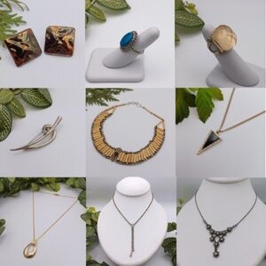 Vintage Jewelry Bundle Lot - 9 Pieces